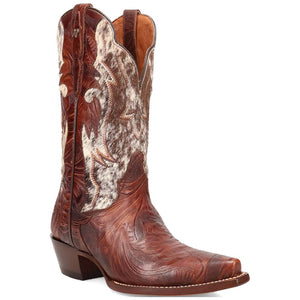 Dan Post Women's Andrinna Brown Snip Leather Western Boots - Image 6
