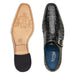 Belvedere Angelo Black Genuine Alligator Luxury Oxford