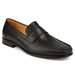 Mens Mezlan Sica Crocodile & Calfskin Loafer Dress Shoe in Black