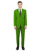 Apple Green ~ Lime Flap Front Pockets Festive Stylish Young Suit