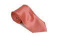 Apricotpink 100% Silk Solid Necktie With Handkerchief Buy 10 Of Same Color Tie For $25 Each-Men'S Neck Ties - Mens Dress Tie - Trendy Mens Ties