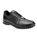 Belvedere Astor Soft Calf & Caiman Hornback Dress Sneaker – Black