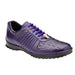 Belvedere Astor Soft Calf & Caiman Crocodile Dress Sneaker – Purple