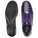 Belvedere Astor Soft Calf & Caiman Crocodile Dress Sneaker – Purple