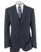 Athletic Cut Classic Suits Men's suit  Classic Relax Fit Pleated Pants 19 Inch Bottom Grey