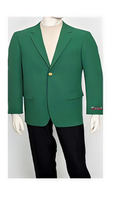 Augusta Green Blazer Men'S Classic Brass Buttons Blazer Sport Jacket