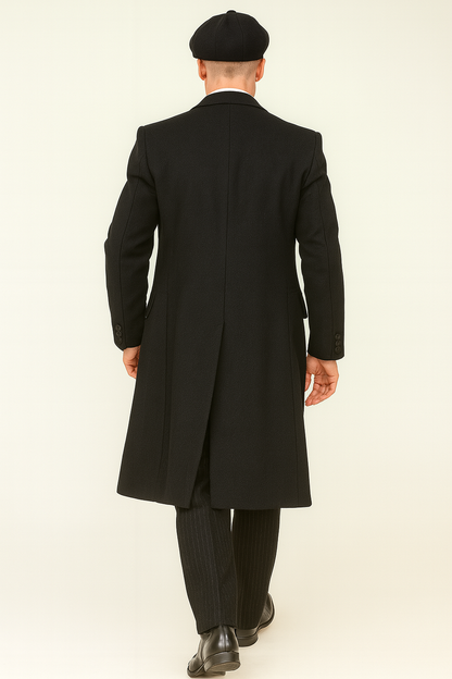 Brand New Quality 1920's English Style Peaky Blinders Style Vested Peaky Blinders Suit - Peaky Blinders Outfit + Overcoat + Hat (Peaky Blinder Custome) - Image 3