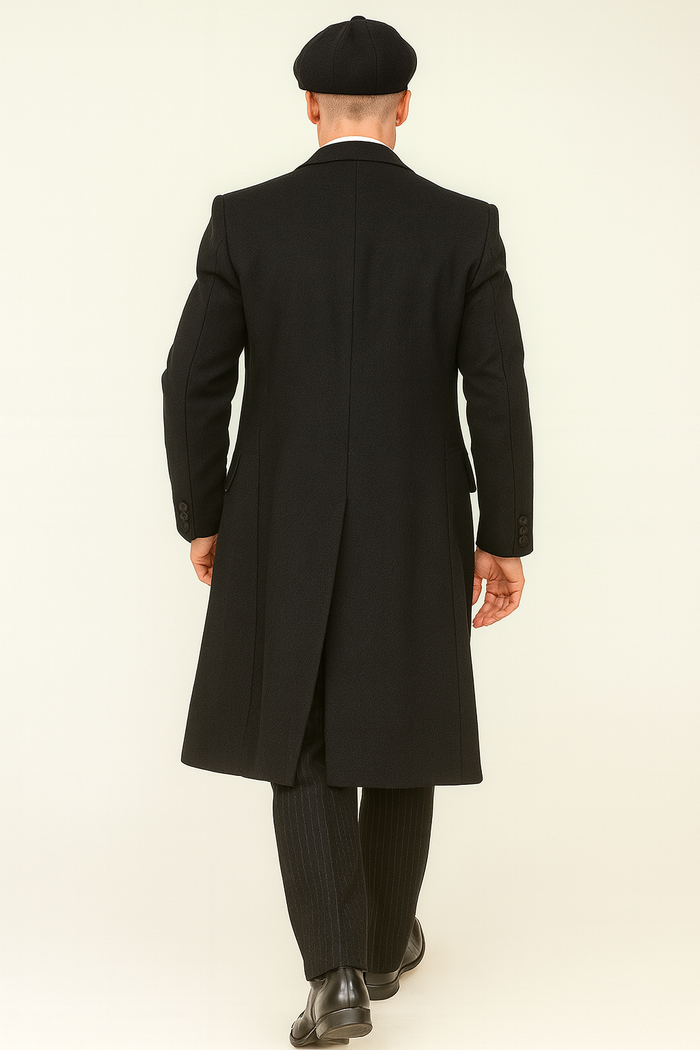 Brand New Quality 1920's English Style Peaky Blinders Style Vested Peaky Blinders Suit - Peaky Blinders Outfit + Overcoat + Hat (Peaky Blinder Custome) - Image 3