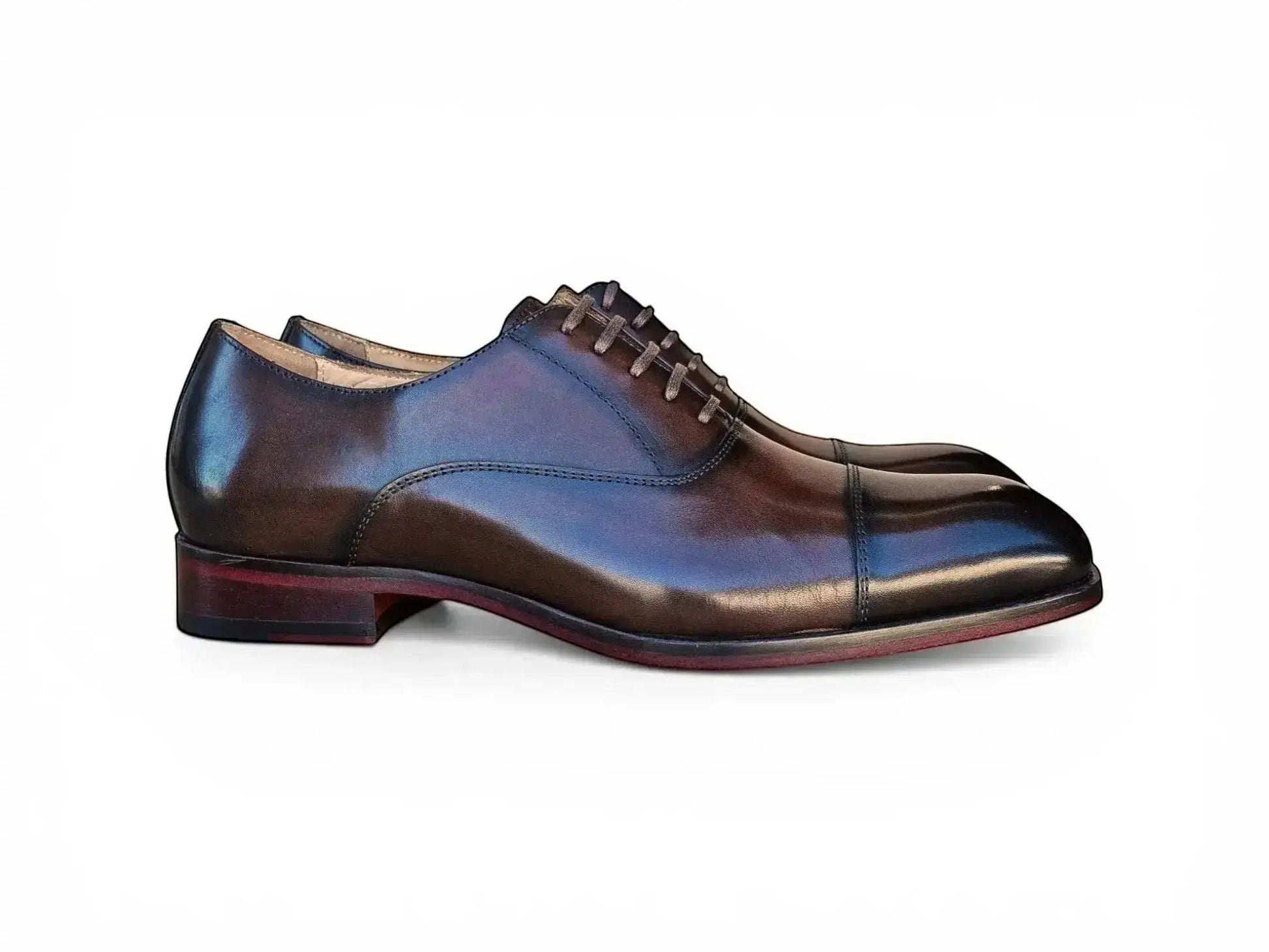 Carrucci Avon Cap Toe Oxford - Leather Sole Dress Shoe