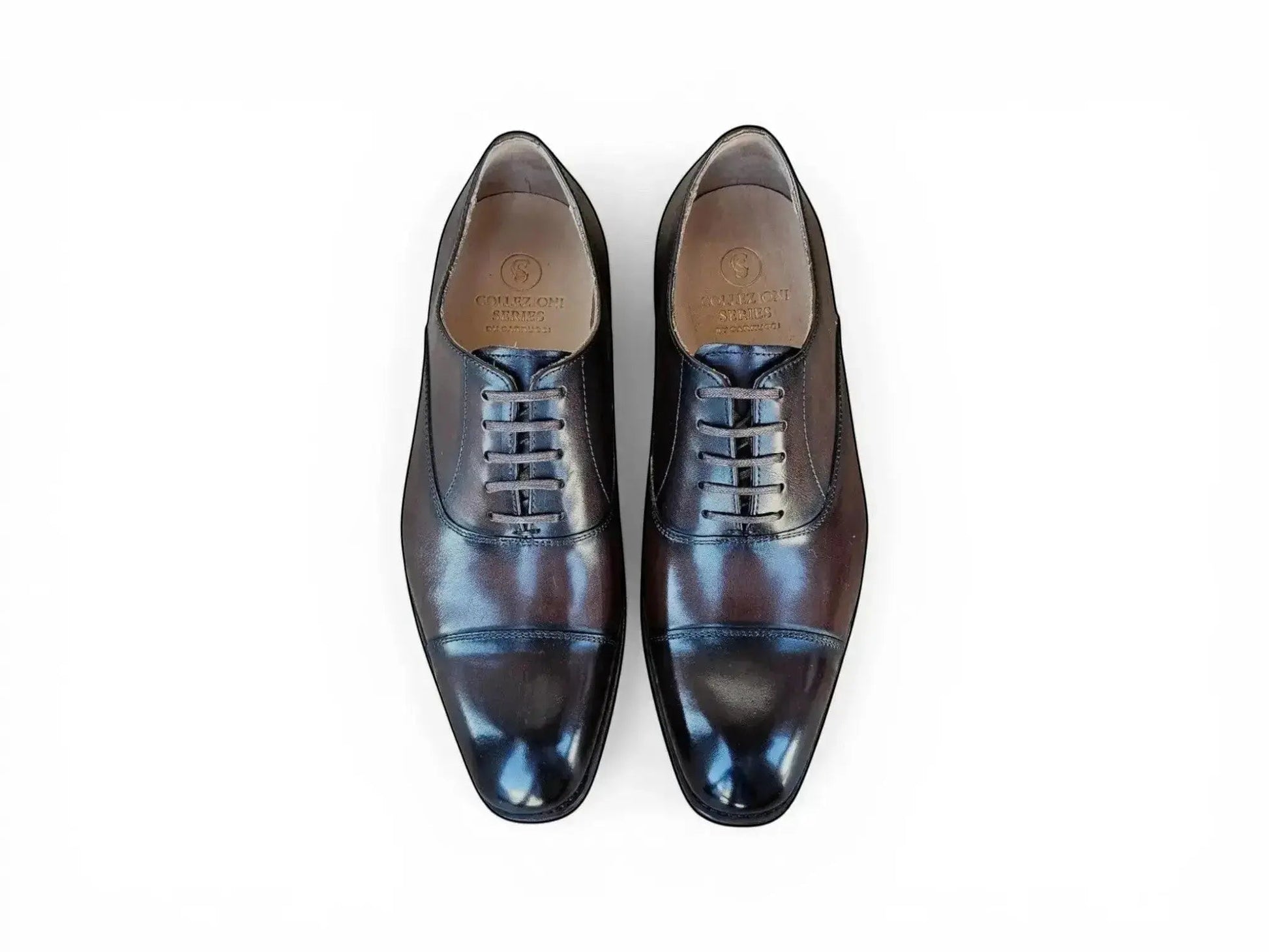Carrucci Avon Cap Toe Oxford - Leather Sole Dress Shoe