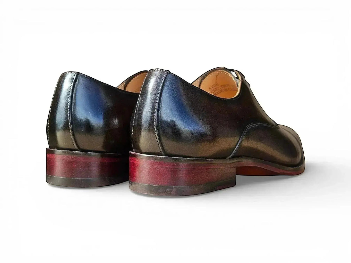 Carrucci Avon Cap Toe Oxford - Leather Sole Dress Shoe