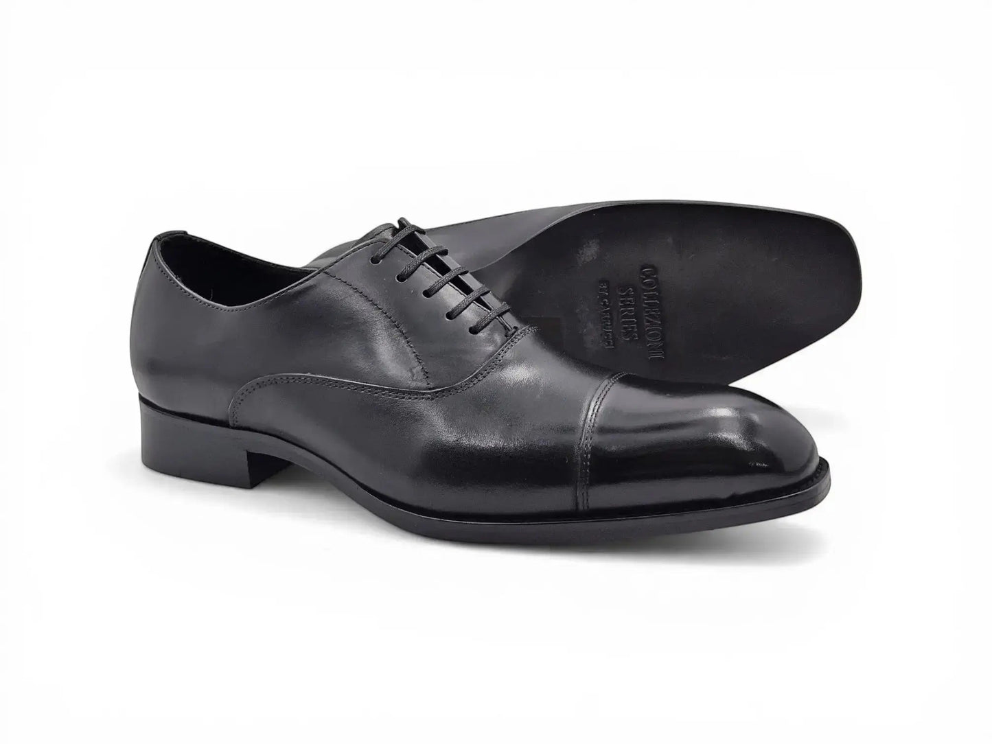 Carrucci Avon Cap Toe Oxford - Leather Sole Dress Shoe