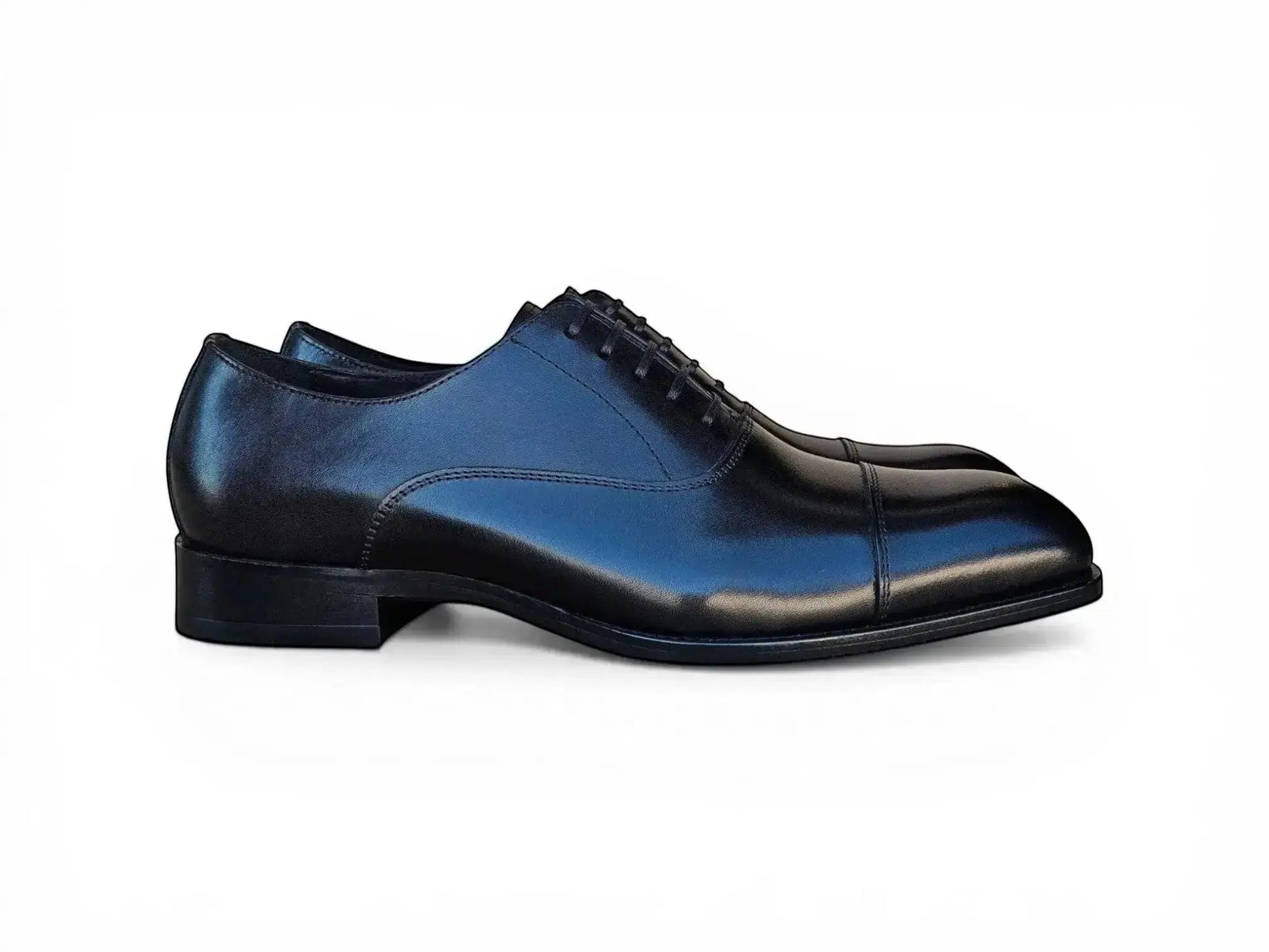 Carrucci Avon Cap Toe Oxford - Leather Sole Dress Shoe