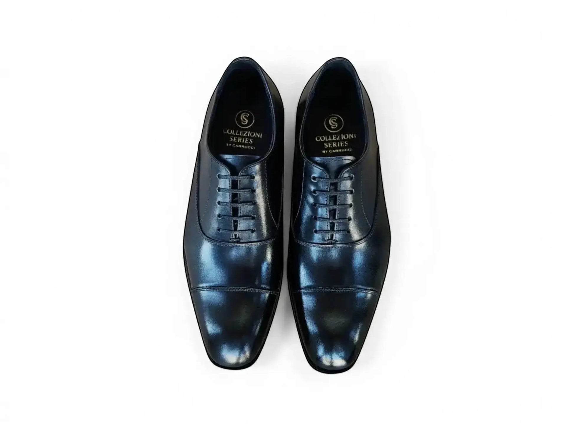 Carrucci Avon Cap Toe Oxford - Leather Sole Dress Shoe