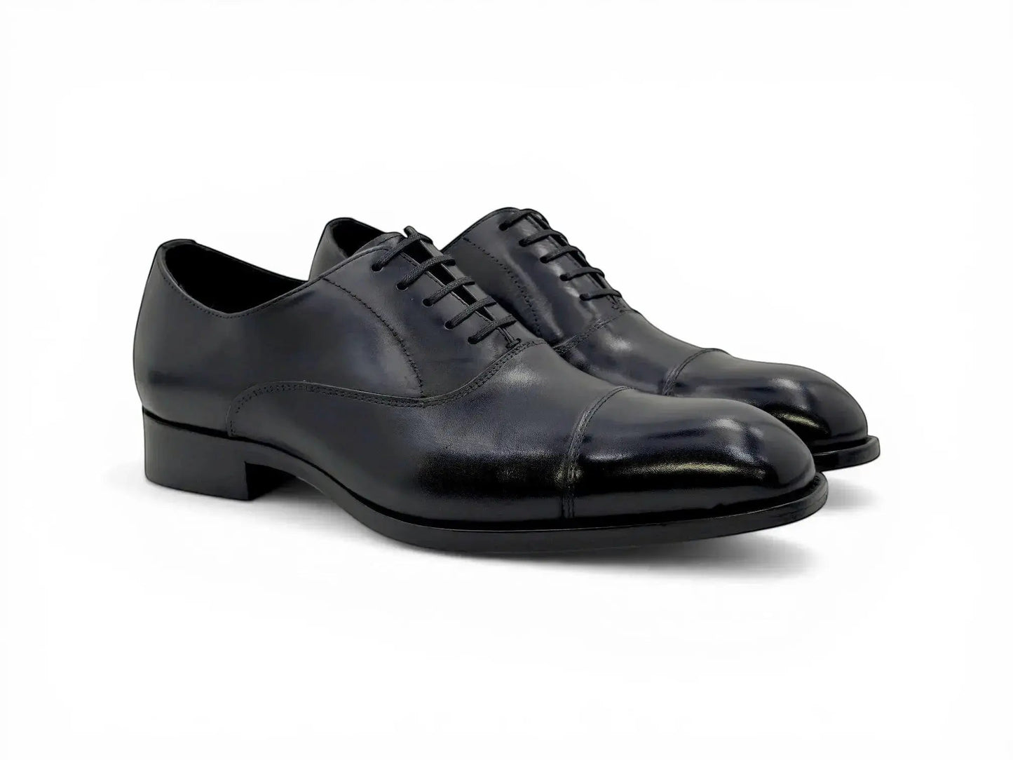 Carrucci Avon Cap Toe Oxford - Leather Sole Dress Shoe