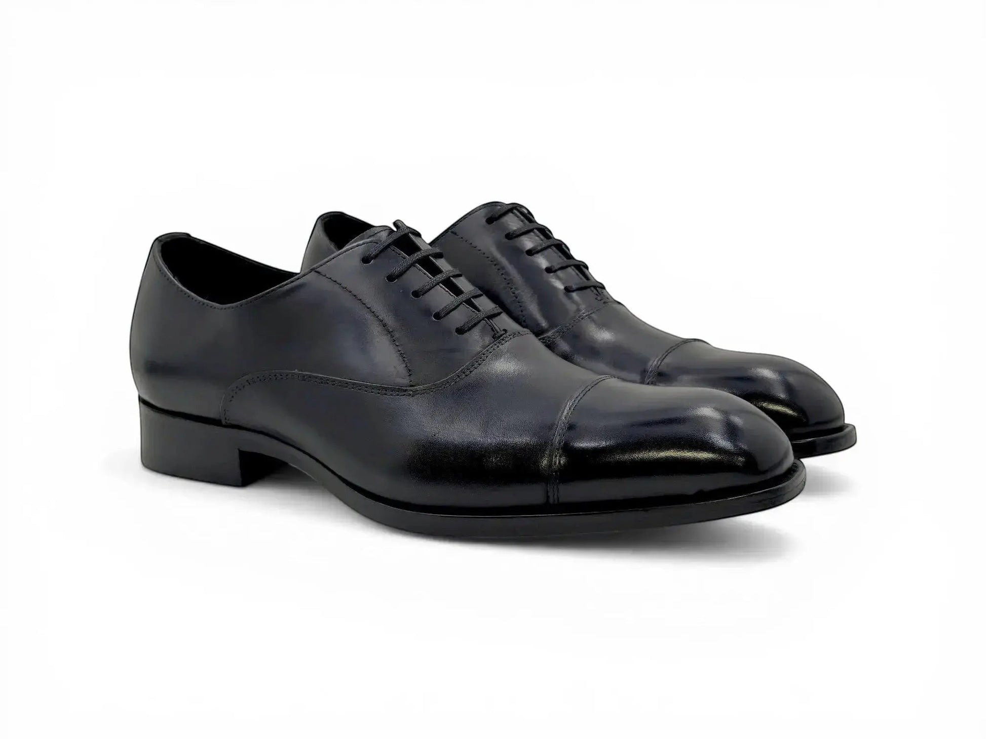 Carrucci Avon Cap Toe Oxford - Leather Sole Dress Shoe