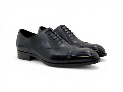 Carrucci Avon Cap Toe Oxford - Leather Sole Dress Shoe