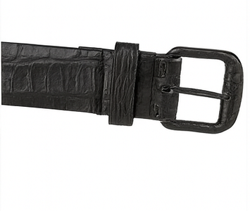 Original Caiman Hornback Skin Black Western Style Belt