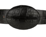 Original Caiman Hornback Skin Black Western Style Belt