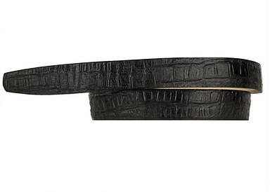 Original Caiman Hornback Skin Black Western Style Belt