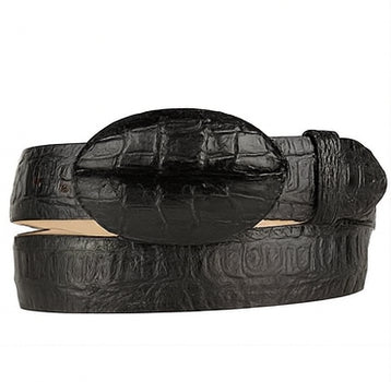 Original Caiman Hornback Skin Black Western Style Belt