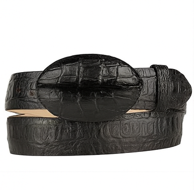 Original Caiman Hornback Skin Black Western Style Belt
