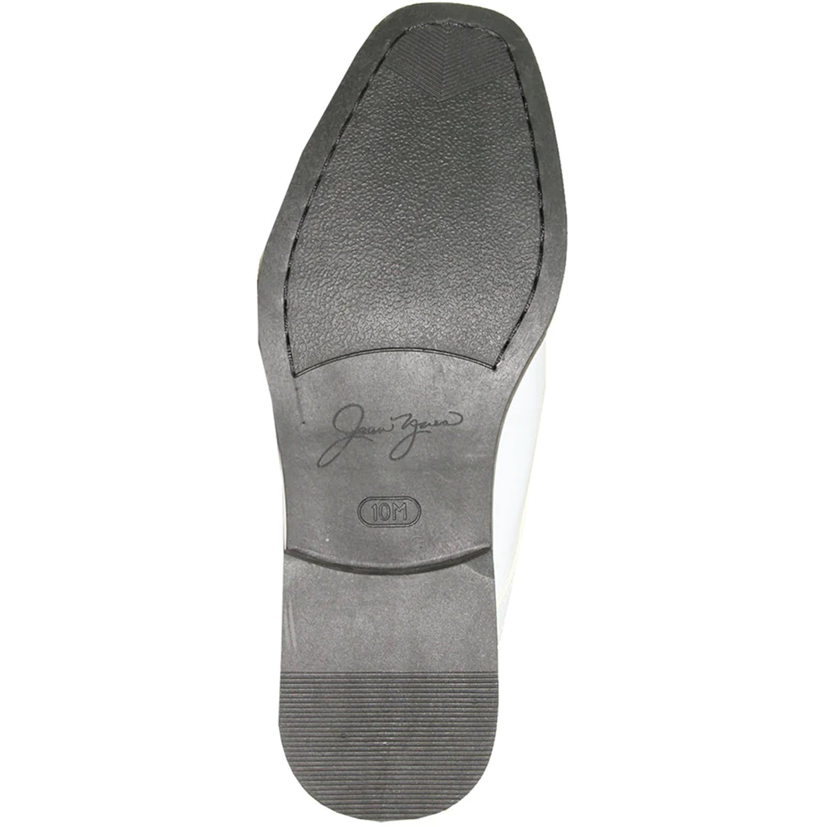 Bravo Mens Classic Formal Shiny Patent Tuxedo Shoe in White