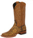 Botas de Cuero Cincelada Horma Rodeo Cuadrada