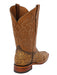 Botas de Cuero Cincelada Horma Rodeo Cuadrada