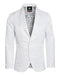 Men’s White Western Blazer – Slim Fit Shiny Finish Casual & Formal Party Jacket