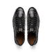 Marco Di Milano Nino Men's Shoes Black Sleek Genuine Caiman Crocodile Fashion Sneaker