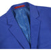 Saco vaquero - Western Sport Coat - Western Blazer - Mens Two Button Slim Fit Sport Coat Blazer In Blue Purple Micro Check