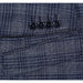 Saco vaquero - Western Sport Coat - Western Blazer - Mens Two Button Slim Fit Sport Coat Blazer In Charcoal Grey & Blue Windowpane Plaid