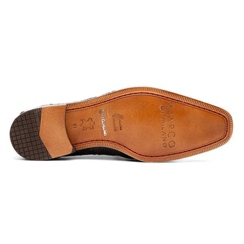 Marco Di Milano Lacio Men's Shoes Brandy Exotic Crocodile Derby Oxfords - Image 10