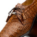 Marco Di Milano Lacio Men's Shoes Bay Apache Brown Genuine Caiman Crocodile Dress Derby Oxfords