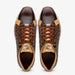 Marco Di Milano Portici Men's Shoes Orix & Brown Exotic Lizard / Crocodile Casual Sneakers