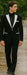 BTuxedo ~ Tux Black And White Lapel Tuxedo