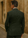Stacy Adams Suit Mens Forrest Green Suit Vested 3 Piece Suit