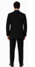 Classic Fit - Black Suit - Three Button Vested Suit - Athletic Fit