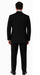 Classic Fit - Black Suit - Three Button Vested Suit - Athletic Fit