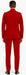 Red Double Breasted Sport Coat - Velvet Blazer
