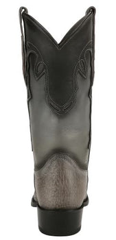 Men's King Exotic Snip Toe Sharkskin Boots Handcrafted Gray (494R0909) - Image 3
