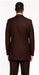 Brown Slim Fit 2 Piece Tuxedo With Satin Peak Lapel