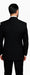 Statement Men's Black with Red Lapel Vested 100% Wool Tuxedo