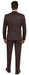 Men's Bold Gangster 1920s Vintage Gangster Bold Stripe 2 Button Vested Suit Black