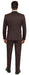 Men's Bold Gangster 1920s Vintage Gangster Bold Stripe 2 Button Vested Suit Black