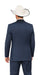 Country Tuxedos For Weddings Mens Western Traje Vaquero Suit & Tuxedo Slate Blue