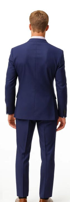 Dark navy suit purple tie Package Combo
