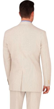 Tan Pinstripe