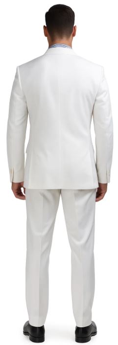 White 2 Button - Beach  Wedding